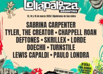 Lollapalooza Argentina 2026: lineup con presencia electrónica