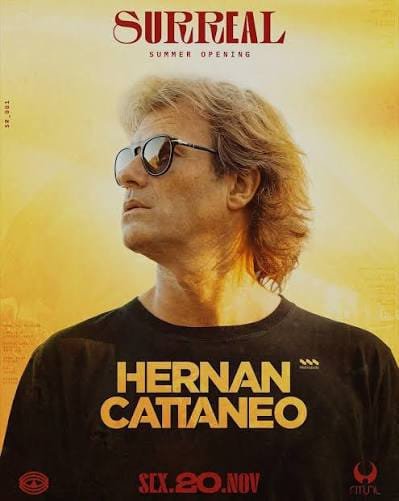 Hernan Cattaneo debutará en Surreal Park
