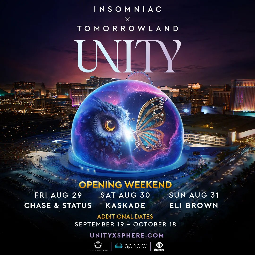 Insomniac y Tomorrowland se unen en Sphere Las Vegas